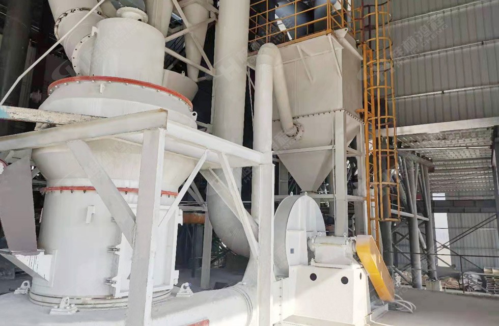 熟石灰磨粉機湖北客戶案例現場圖